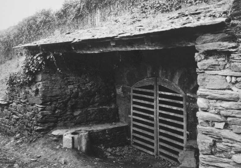 Casa da viúva de Casanova, entrada ás adegas. RMA, 1924. © Hispanic Society of America.